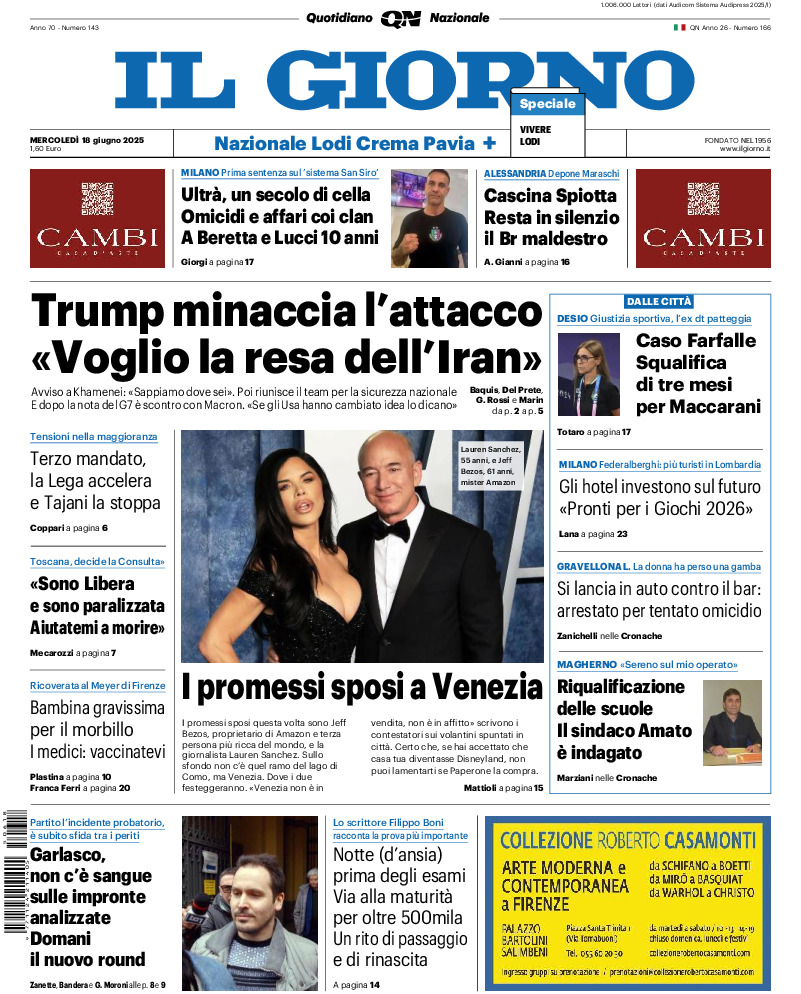 Prima-pagina-il giorno-edizione-di-oggi-20250618